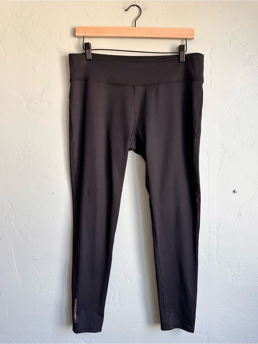 Tommie Copper Compression High-Rise Black Leggings Women's XL EUC Active Running